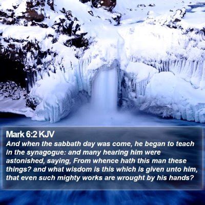 Mark 620 Some early manuscripts he did many things. . Mark 6 kjv